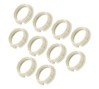 sourcing map G9 Anneaux pour Abat-Jour Adaptateur Réducteur Bague Lumière Douille Lampe Remplacement pour Luminaire Blanc Paquet 20