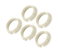 sourcing map G9 Anneaux pour Abat-Jour Adaptateur Réducteur Bague Lumière Douille Lampe Remplacement pour Luminaire Blanc Paquet 5