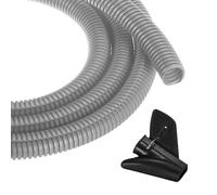 sourcing map Gaine de protection flexible avec outil d'installation - Gaine de gestion de câbles pour le bureau, la maison, les câbles électriques et automobiles, 1,9 cm, 6,1 m, gris