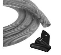 sourcing map Gaine de protection flexible de 3 m avec outil d'installation - Gaine de gestion de câbles pour le bureau, la maison, les câbles électriques et automobiles, gris