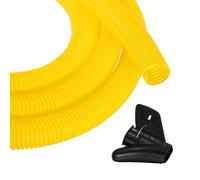 sourcing map Gaine de protection flexible pour fils électriques et automobiles avec outil d'installation - 3 m - Jaune