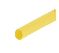 sourcing map Gaine Thermorétractable, 1/4"(6mm) Diamètre Gaine thermorétractable 2:1 pour câble de 3m - Jaune