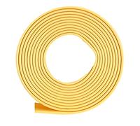 sourcing map Gaine Thermorétractable 25mm Plat Largeur 1m 2:1 Tube Thermorétractable Fil Enveloppe Jaune