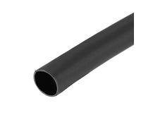 sourcing map Gaine Thermorétractable, 3/16"(4.8mm) Diamètre Gaine thermorétractable 3:1 pour câbles 1m - Noir