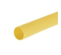 sourcing map Gaine Thermorétractable, 3/16"(5mm) Diamètre Gaine thermorétractable 2:1 pour câble de 3m - Jaune