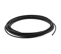 sourcing map Gaine Thermorétractable 4mm Diamètre 2:1 Rapport Tube Thermorétractable Fil Enveloppe 10m Noir