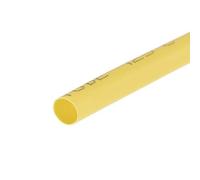 sourcing map Gaine Thermorétractable, 4mm Diamètre Gaine thermorétractable 2:1 pour câble de 7m - Jaune