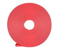 sourcing map Gaine Thermorétractable 7mm Diamètre 11mm Plat Largeur 2:1 Manchon Câble Enveloppant Thermorétractable Tube 5m Rouge