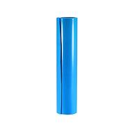 sourcing map Gaine Thermorétractable Emballage Batterie 280mm Plat Largeur 178mm Diamètre 1m PVC Enveloppes Tube Thermorétractable pour Grande Batterie Paquet Bleu