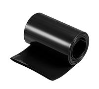 sourcing map Gaine thermorétractable en PVC pour batterie - 75 mm - 3 m - Noir - Bonne isolation pour batterie