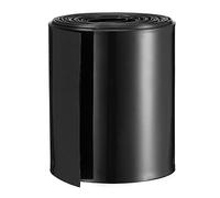 Sourcing Map Gaine thermorétractable en PVC pour piles AA Noir Largeur 65 mm Longueur 5 m