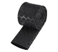 sourcing map Gaine Thermorétractable Enveloppe Tuyau Manchon pour Canne à Pêche Poignées 48mm Plat 3.3pieds 2:1 Rapport Noir