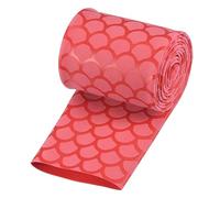 sourcing map Gaine Thermorétractable Enveloppe Tuyau Manchon pour Canne à Pêche Poignées 63mm Plat 3.3pieds 2:1 Rapport Rouge