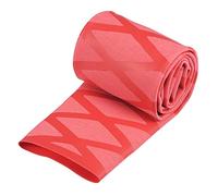 sourcing map Gaine Thermorétractable pour Poignée Canne à Pêche 35mm Diamètre 57mm Plat 1.6ft 2:1 Rapport Rouge