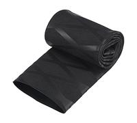 sourcing map Gaine Thermorétractable pour Poignée Canne à Pêche 40mm Diamètre 65mm Plat 1.6ft 2:1 Rapport Noir