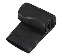 sourcing map Gaine Thermorétractable pour Poignée Canne à Pêche 45mm Diamètre 73mm Plat 1.6ft 2:1 Rapport Noir