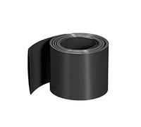 sourcing map Gaine Thermorétractable PVC Tube 60mm Plat Largeur Pre Coupe Thermorétractable Enveloppe Tube pour Trois 18650 5m Longueur Noir
