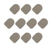 sourcing map Gants Tactile Écran Autocollant Ultra Haute Sensibilité Souple Argent Fibre Ultra Fin Autocollants pour Gants, Paquet de 30