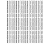 sourcing map GB119 Lot de 200 chevilles cylindriques en acier inoxydable 304 de 1,5 mm x 4 mm pour étagères de bibliothèque et meubles Argenté