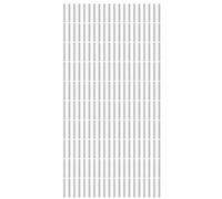 sourcing map GB119 Lot de 200 chevilles cylindriques en acier inoxydable 304 pour étagères de bibliothèque et armoire Argenté 2 x 20 mm