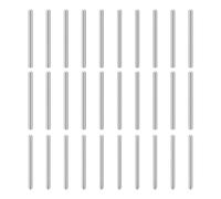 sourcing map GB831 Lot de 30 chevilles cylindriques à tête ronde en acier inoxydable 304 pour étagère 4 x 60 mm Argenté