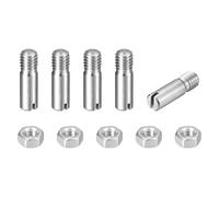 sourcing map GB878 Lot de 5 goupilles cylindriques fendues en acier inoxydable 304 M6 x 20 mm