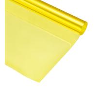 sourcing map Gel Couleur Filtre Papier Polyester Film 40x50cm Jaune pour Photo Studio Rouge Tête Léger, Paquet de 2