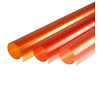 sourcing map Gel Couleur Filtre Papier Polyester Film 40x50cm Orange 85 85A 85B pour Photo Studio Red Head Light Paquet 3