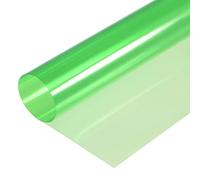 sourcing map Gel Couleur Filtre Papier Polyester Film 40x50cm Vert pour Photo Studio Rouge Tête Léger