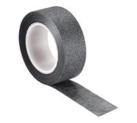 sourcing map Glitter Ruban, Décoratif Artisanat Ruban Auto Adhésif Bâton 1.5cmx10m Noir pour Scrapbook, Bricolage Arts, Cadeau Emballage