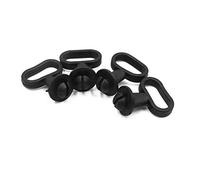 sourcing map Gomme Noir Garde Boue Avant Guide-Câble pour Moto 4pcs