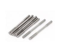 sourcing map Goujon Double Extrémité Fileté Vis Boulon 304 Inox Acier M4 x 70mm 10Pcs