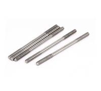 sourcing map Goujon Double Extrémité Fileté Vis Boulon 304 Inox Acier M5 x 90mm 5Pcs