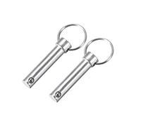sourcing map Goupille à Dégagement Rapide Libération Bille 10mm x 45mm Marin Matériel pour Bateau Bimini Top Pont Charnière 2Pcs
