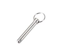 sourcing map Goupille à Dégagement Rapide Libération Bille 10mm x 60mm Marin Matériel pour Bateau Bimini Top Pont Charnière