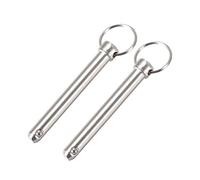 sourcing map Goupille à Dégagement Rapide Libération Bille 10mm x 80mm Marin Matériel pour Bateau Bimini Top Pont Charnière 2Pcs