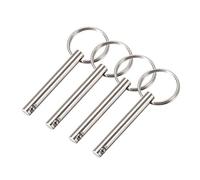 sourcing map Goupille à Dégagement Rapide Libération Bille 6mm x 50mm 4Pcs | Marin Matériel, pour Bateau Bimini Top Pont Charnière