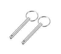 sourcing map Goupille à Dégagement Rapide Libération Bille 6mm x 59mm Marin Matériel pour Bateau Bimini Top Pont Charnière 2Pcs