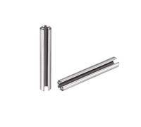 sourcing map Goupille à Ressort Fendue 304 Acier Inoxydable Rouleau Cylindriques Finition Unie 20Pcs M2 x 12mm