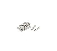 sourcing map Goupille à Ressort Fendue M1,5 x 8 mm en acier inoxydable 304 Rouleau Cheville broche Argenté 10pcs
