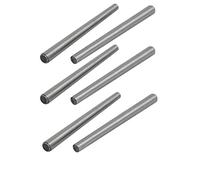 sourcing map Goupille Conique Acier carbone GB117 60mm Long 4mm Dia 6pcs