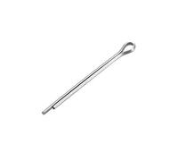 sourcing map Goupille Fendue - 1mm x 16mm Acier Inoxydable 304 2 Broches Ton Argent Attache Clip Clé 120Pcs