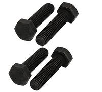 sourcing map Grade 8,8 M8x30mm fileté complet filetage à gauche boulon à tête Hexe 4pcs
