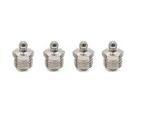 sourcing map Graisseur Droit M14x1.5 Nickelé 4pcs pour Moto Auto Camion