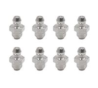 sourcing map Graisseur Droit M8x1 INOX Filetage 8pcs pour Voiture Moto | Bille À Ressort, Pas De Fuite, Filetage Profond, Anti-Corrosion, Polyvalent, Facile À Installer, Pour Appli. Indus.