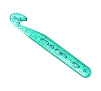 sourcing map Grands crochets ergonomiques en plastique de 20 mm pour le crochet, les couvertures, le tissage de tapis, vert