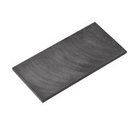 sourcing map Graphite Plaque 100mmx50mmx3mm Graphite Bloc Noir 1Pcs | pour Experimental Électrode Électrolyse Galvanoplastie