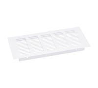 sourcing map Grille de Couverture pour Bouches D'Aération, 1 Pièce 225 X 80 mm Grille de Retour D'Air en Alliage D'Aluminium Rectangulaire à Persiennes pour Armoire à Chaussures (Blanc)