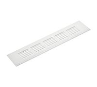 sourcing map Grille de ventilation rectangulaire en alliage d'aluminium avec persiennes 22 x 5 cm pour armoire