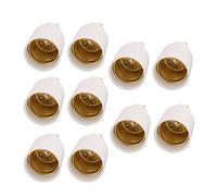 sourcing map GU10 à E27 Douille, ampoule, Commutateur Convertisseur Adapt. 10Pcs